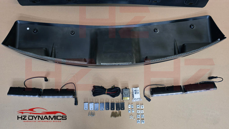Gloss Black LED Roof Top Light Bar FOR Land Rover Defender 90 110 L663 2020-23