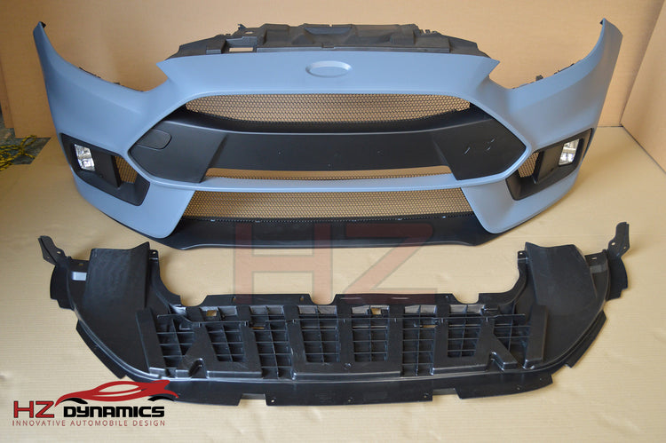 RS Type Front Bumper for Ford Focus MK3 2015 2018 3DR 5DR Hatchback