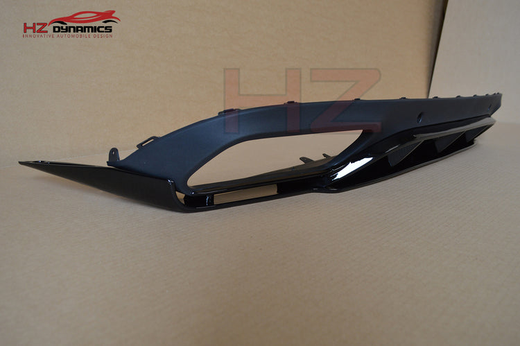 ED1 LOOK GLOSS BLACK REAR DIFFUSER 2015 2018 MERCEDES C CLASS COUPE C205 AMG LINE