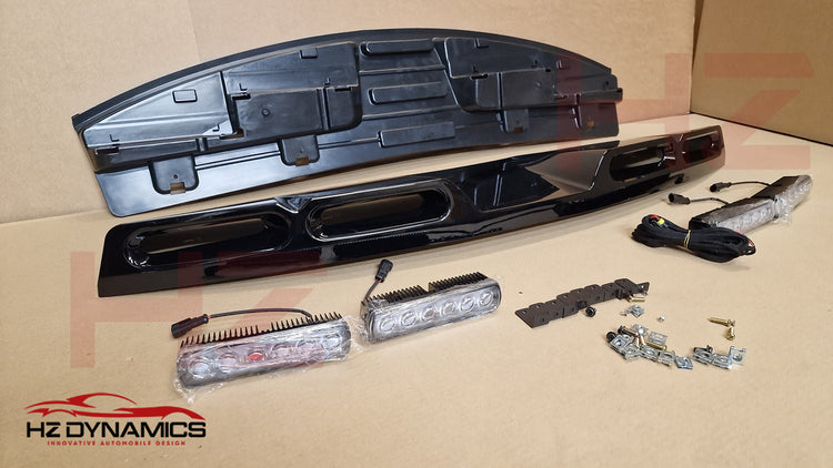 Gloss Black LED Roof Top Light Bar FOR Land Rover Defender 90 110 L663 2020-23