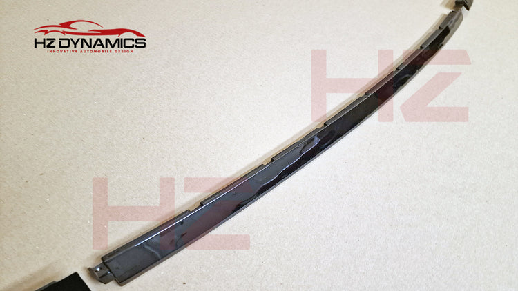 Gloss BLack Front Lip Splitter Spoiler For Mercedes C Class W205 C205 AMG 2019+
