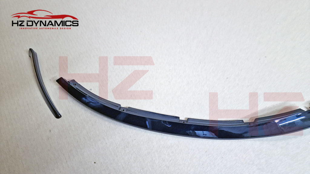 Gloss BLack Front Lip Splitter Spoiler For Mercedes C Class W205 C205 AMG 2019+