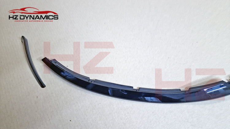 Gloss BLack Front Lip Splitter Spoiler For Mercedes C Class W205 C205 AMG 2019+