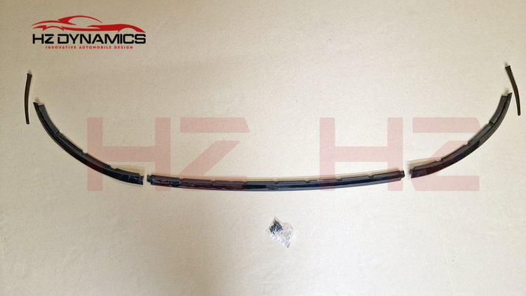 Gloss BLack Front Lip Splitter Spoiler For Mercedes C Class W205 C205 AMG 2019+