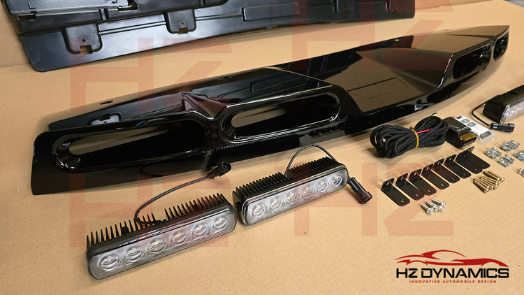 Gloss Black LED Roof Top Light Bar FOR Land Rover Defender 90 110 L663 2020-23