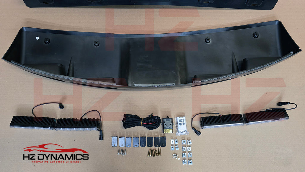 Gloss Black LED Roof Top Light Bar FOR Land Rover Defender 90 110 L663 2020-23