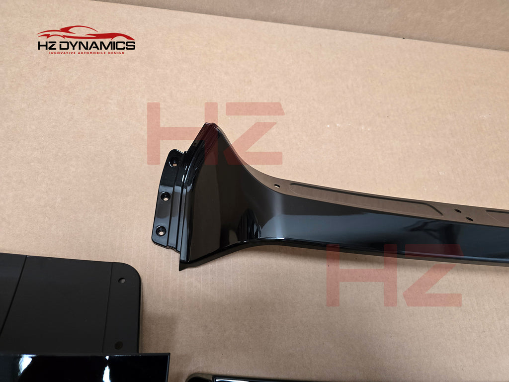 MS Look Gloss Black Front Bumper Lip FOR 2020-2025 Land Rover Defender L663