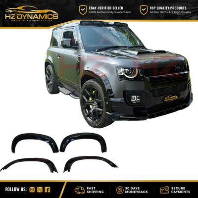 Gloss Black Wheel Arch Kit FOR 2020-2026 Land Rover Defender 90 L663 Wide