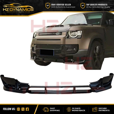 MS Look Gloss Black Front Bumper Lip FOR 2020-2025 Land Rover Defender L663