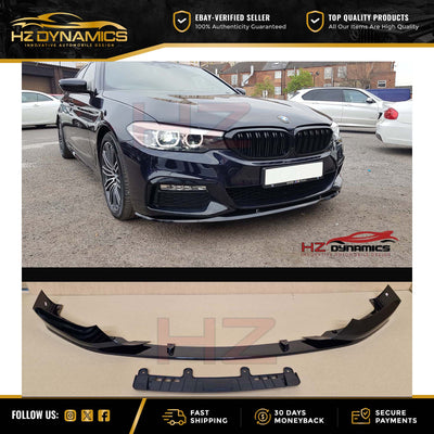 Gloss Black Performance Front Lip M SPORT FOR BMW 5 Series G30 G31 2017 2019