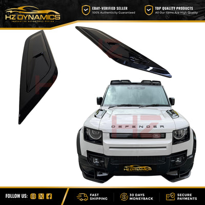 Bonnet Vents Gloss Black FOR Land Rover Defender 90 110 L663 2020-2026