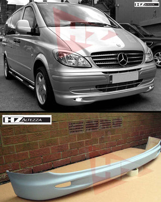 HZ LOOK FRONT LIP FOR MERCEDES VITO MK2 W639 2003 2009