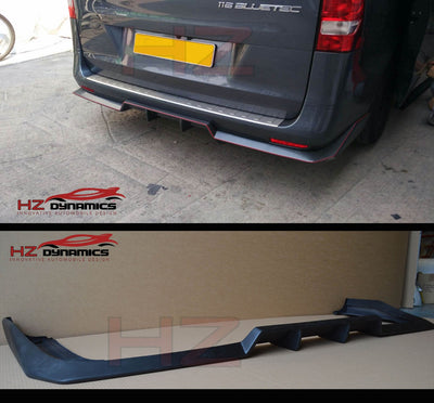HZ REAR LIP FOR MERCEDES VITO MK3 W447 2014 2018