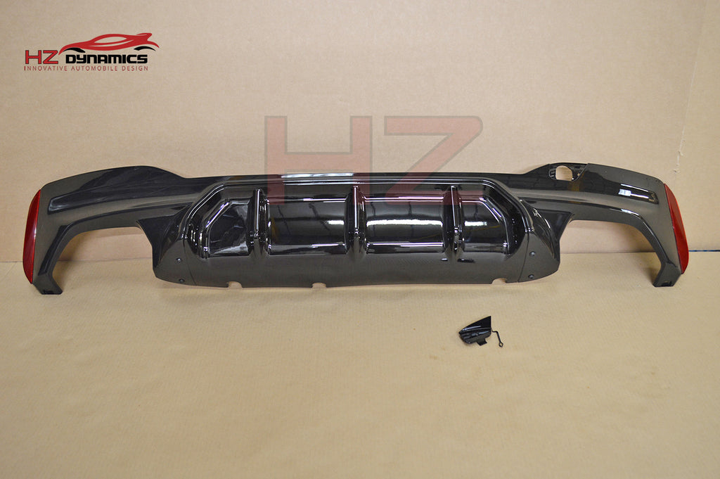 M5 Look Gloss Black Rear Diffuser FOR BMW 5 Series G30 G31 2018-2021