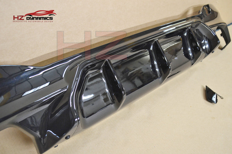 M5 Look Gloss Black Rear Diffuser FOR BMW 5 Series G30 G31 2018-2021