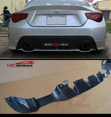 OE LOOK REAR BUMPER LIP DIFFUSER SPOILER FOR 2012 2016 TOYOTA GT86 SUBARU BRZ PU