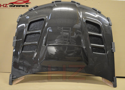 VAR LOOK CARBON FIBER VENTGED BONNET FOR 2006 2007 SUBARU IMPREZA HAWK EYE