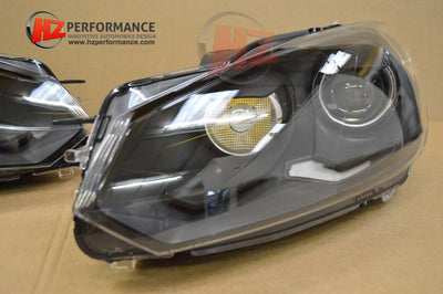 Xenon Type Headlights BLACK EDITION For VW Golf MK6 2009 2012