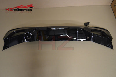 GLOSS BLACK PERFORMANCE LOOK DIFFUSER FOR BMW G30 G31 5 SERIES VALANCE 2017 +