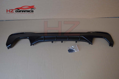GLOSS BLACK PERFORMANCE LOOK DIFFUSER FOR BMW G30 G31 5 SERIES VALANCE