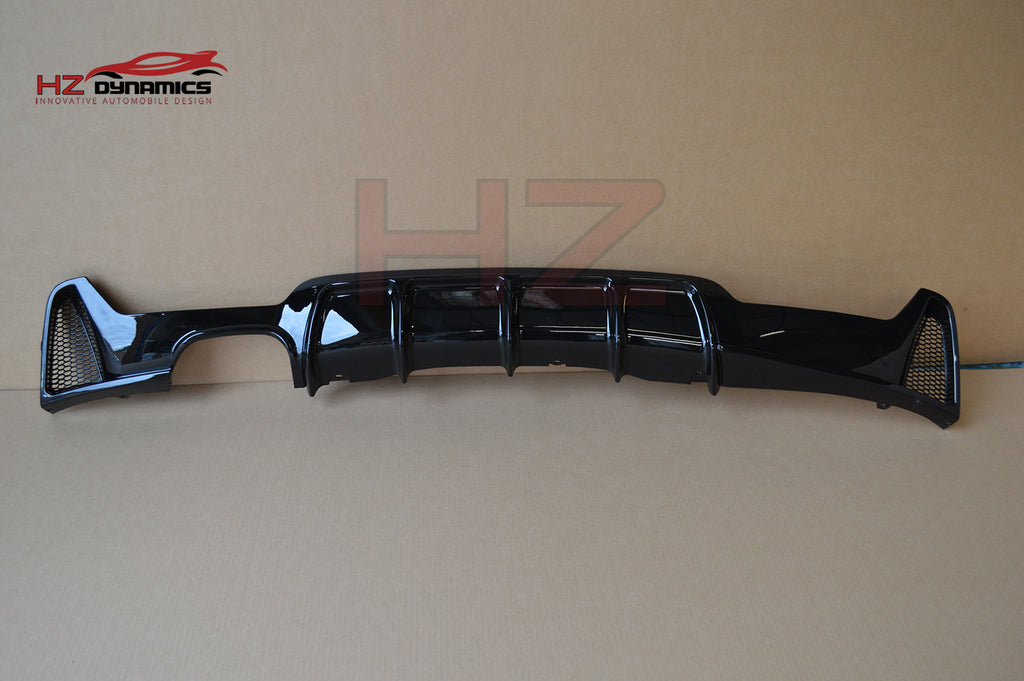 Gloss Black Performance Rear Diffuser FOR BMW 4 Series F32 F33 F36 M Sport