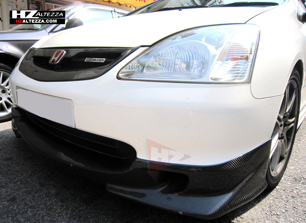 MG LOOK CARBON FIBER c LIP FOR HONDA CIVIC EP3 2000 2003