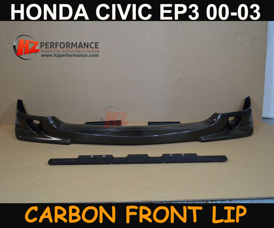 MG LOOK CARBON FIBER c LIP FOR HONDA CIVIC EP3 2000 2003
