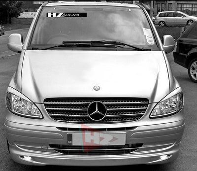 HZ LOOK FRONT LIP FOR MERCEDES VITO MK2 W639 2003 2009
