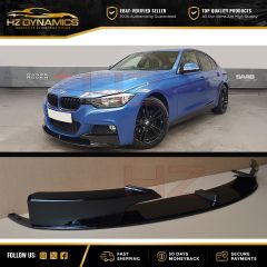 GLOSS BLACK FRONT BUMPER LIP SPLITTER VALANCE FITS BMW 3 SERIES F30 F31 M SPORT