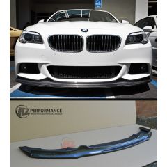 10-12 BMW F10 5 Series Carbon Fiber Front Lip - MSPORT only