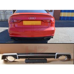 RS3 LOOK REAR DIFFUSER FOR 2013 2015 Audi A3 8V 4DR SALOON