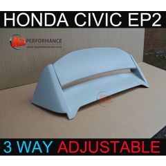 00-05 Honda Civic EP2 Sport 3DR M Type Adjustable Roof Spoiler