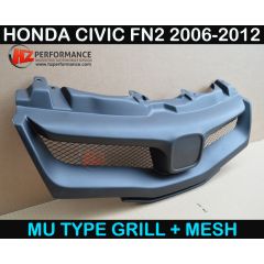 MG LOOK FRONT GRILL FOR HONDA CIVIC FN2 TYPE R 2006 2011