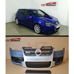 Front Bumper R32 Look + Silver Grille FITS VW Golf MK5