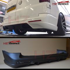 HZ REAR BUMPER WITH DIFFUSER FOR VW TRANSPORTER T5 2005 2014