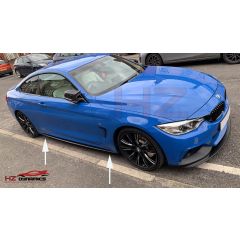 GLOSS PERFORMANCE SIDE SKIRT EXTENSION BLADES SILLS FOR BMW 4 SERIES F32 F33 F36