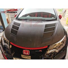 VENTED BONNET FOR HONDA CIVIC FK2 TYPE R WITH UNDERTRAYS