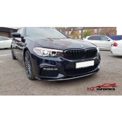 GLOSS BLACK PERFORMANCE FRONT LIP M SPORT FOR BMW 5 SERIES G30 G31 2017 2019
