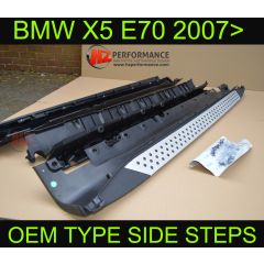 OEM LOOK SIDE STEP RUNNING BOARDS FOR BMW E70 2007 2013