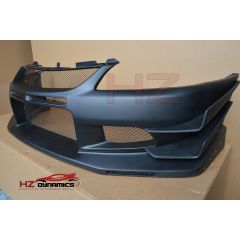 VTX LOOK FRONT BUMPER WITH CANARDS FOR MITSUBISHI EVO 8 9 