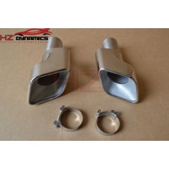 STAINLESS EXHAUST TIPS TAIL PIPE PETROL FIT RANGE ROVER SPORT AUTOBIOGRAPHY