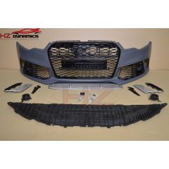 FRONT BUMPER FOR AUDI A6 S6 2011 2015 C7 4G + LARGE GRILL RS6 LOOK
