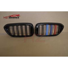 DOUBLE SLAT M COLOUR KIDNEY GRILL GRILLE BMW 5 SERIES G30 G31 2017 2018