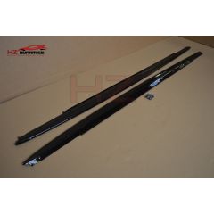 GLOSS BLACK PERFORMANCE SIDE SKIRT EXTENSION BLADES FOR BMW 5 SERIES G30 G31 PP