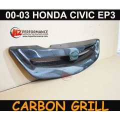 00-03 Honda Civic 3DR EP M Type Carbon Grill