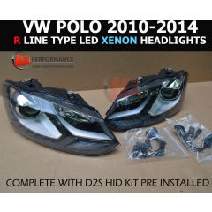 2010-2014 VW Polo 6R LED Projector Xenon Headlights