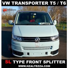 FRONT LIP FOR VW TRANSPORTER T5 2010 2015 FACELIFT SPORTLINE