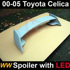 WW TYPE BOOT SPOILER WITH LED FOR TOYOTA CELICA 2000 2005 GEN 7