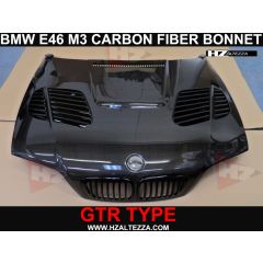 CSL LOOK CARBON FIBER BONNET FOR BMW M3 E46