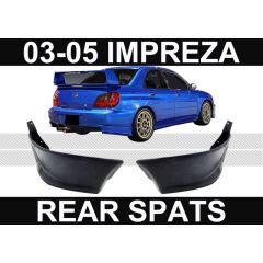 01-07 Subaru Impreza WRX STi Rear Bumper Spats